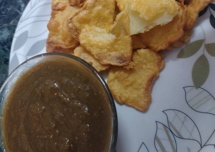 Step-by-Step Guide to Cook Ultimate #POTATO BESAN PAKODA