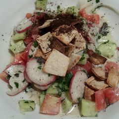 A picture of Fatoush salad.