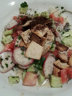 A picture of Fatoush salad.