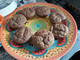 Muffins de cacao y banana SIN HARINA