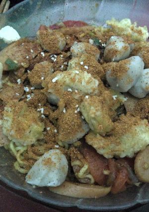 Foto resep Mie nyemek super pedas