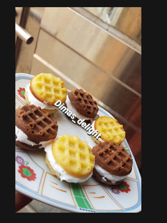 A picture of Waffles biscuit.