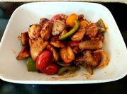 A picture of barbecue chicken breast