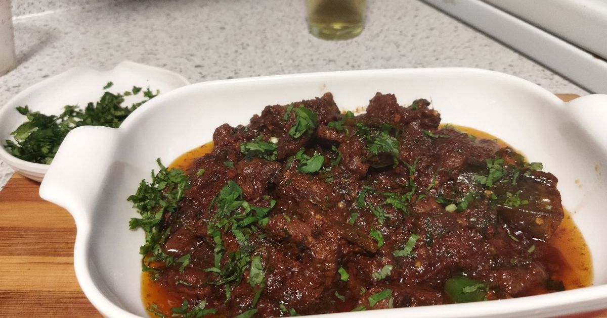 Black Pepper Beef Karahi Recipe By Sarvat Hanif
