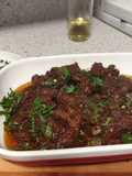 Black pepper beef karahi