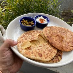 Sattu ka paratha A picture of Sattu ka paratha.