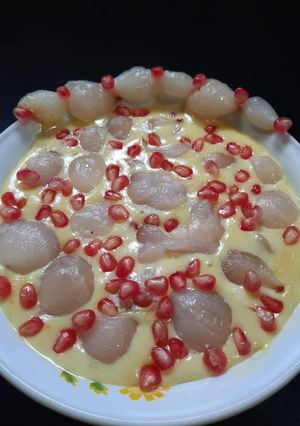 A picture of Litchi Custard.