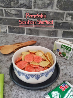 Foto resep Pancake Santan Sereal