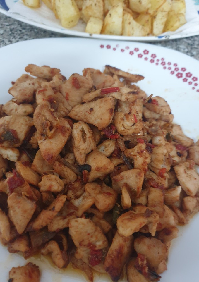 Una foto de Pollo con salsa de soja dulce