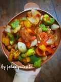 พริกหวานผัดมันฝรั่ง vegan🫑