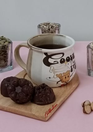 عکسی از دستور شکلات رژیمی مغزدار
