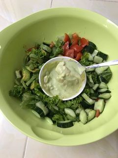Hình của món Salad bơ tôm.