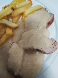 Una foto de Solomillo en salsa al horno