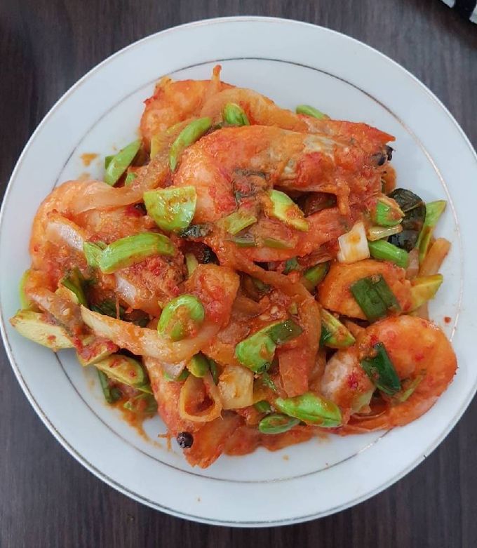 Foto resep Udang pete saos padang