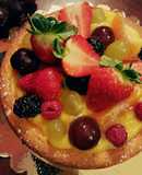 Tarta de frutas con crema Madame