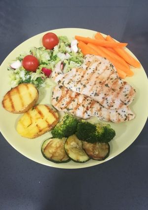 Una foto de Filetes de pollo a la plancha