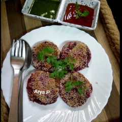 चुकंदर टिक्की-レシピのメイン写真