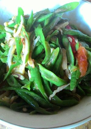 Foto resep Tumis kacang panjang