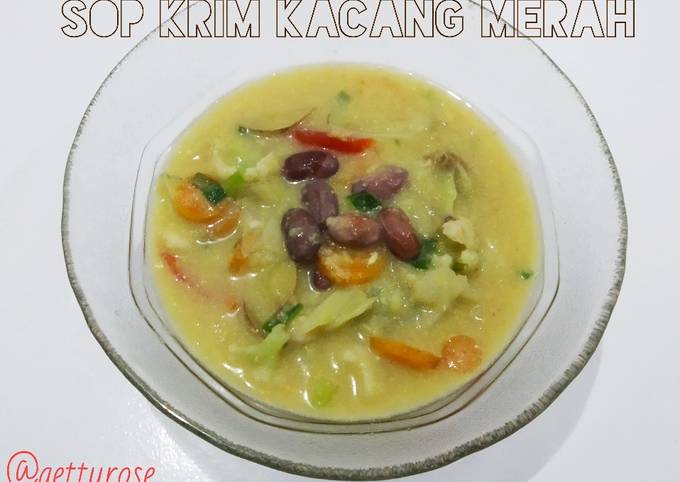 Sop Krim Kacang Merah