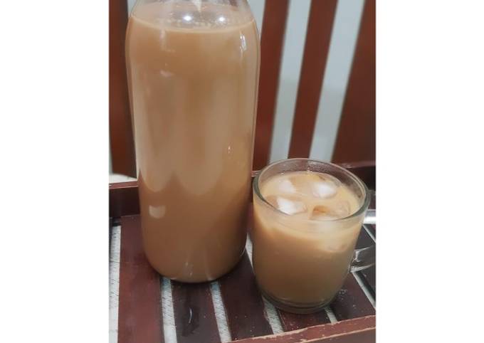 kopi susu gula aren (kopi kekinian literan) - resepenakbgt.com