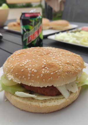 Házi hamburger hús pogácsa recept fotója