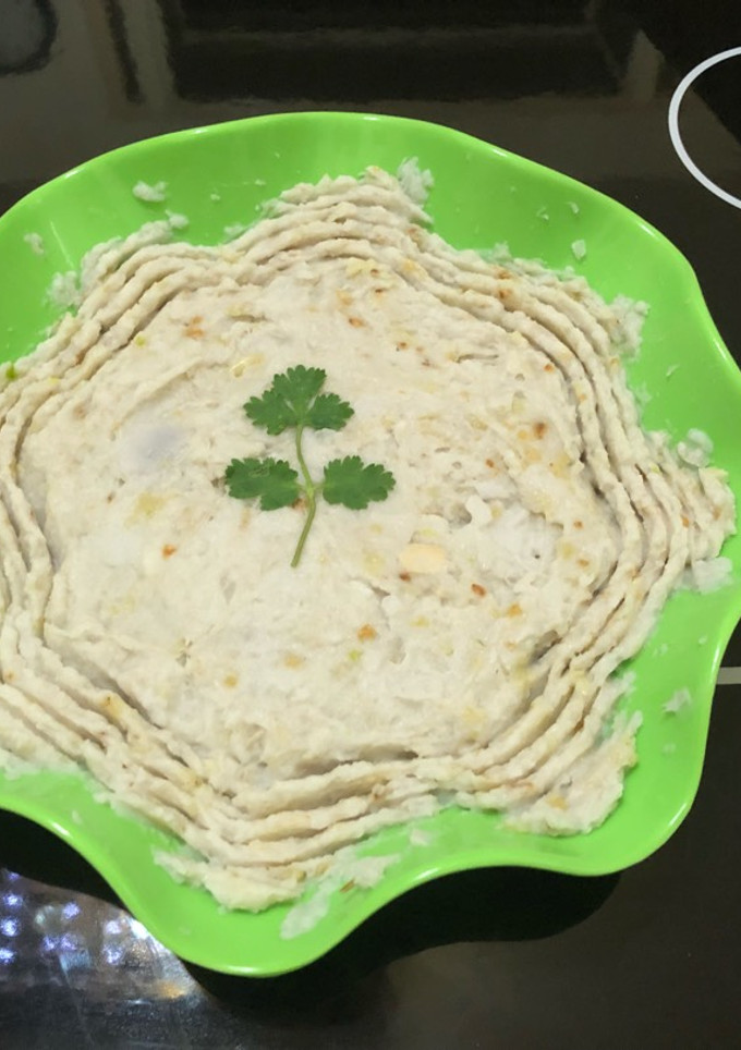Una foto de Puré de malanga
