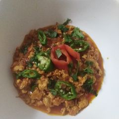 A picture of Chicken qeema.