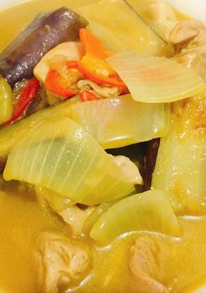 椰汁綠咖哩雞 的食譜成品照片
