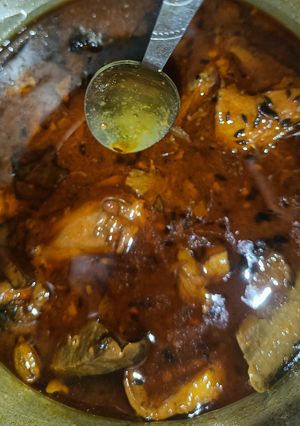 A picture of Mutton Curry.