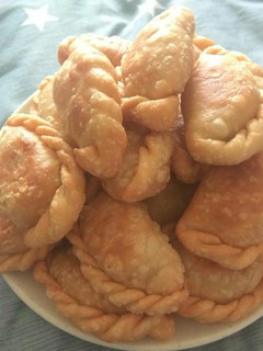 Foto resep Curry puff alias karipap alias pastel isi sayur alias samosa