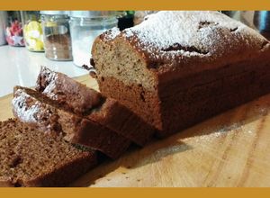 Una foto de Budín de bananas bajas calorías 😉#SOSAdriCocina