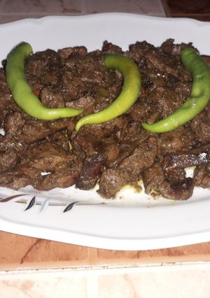 صورة لوصفة الكبدة بطريقتي 😋💖