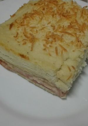 Una foto de Pastel de molde gratinado