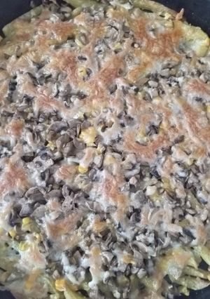 عکسی از دستور سیب زمینی تنوری با قارچ و پنیر 🍟🧈