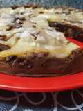 Torta chocolatosa de peras sin aceite y sin manteca