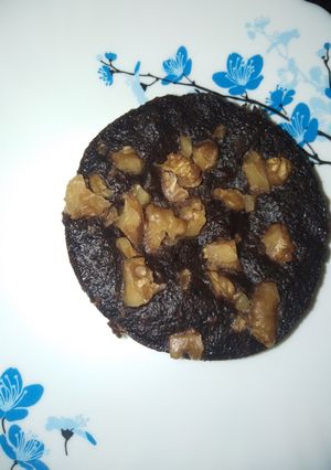 A picture of Left over chocolate biscuits brownie.