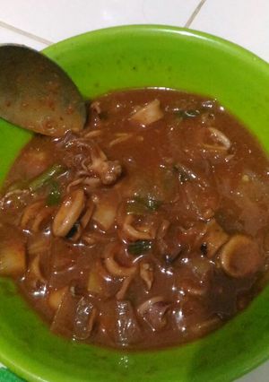 Foto resep Cumi saos padang