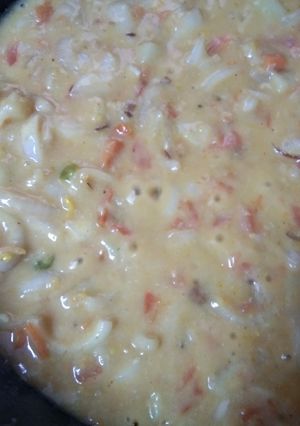 A picture of Cheese pasta.