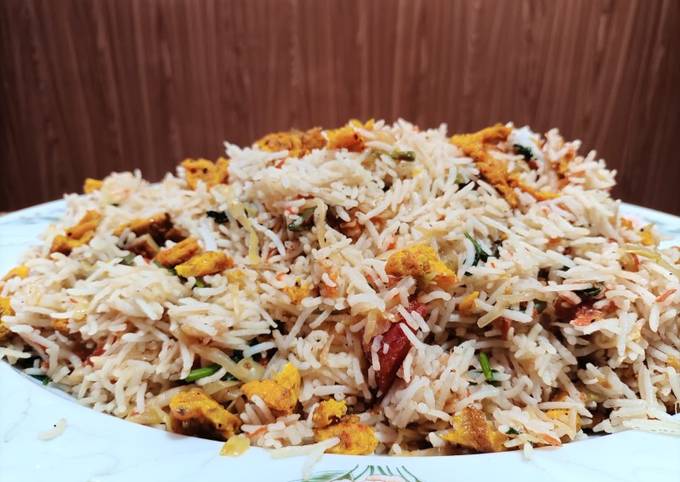 Restaurant style Egg fried Rice