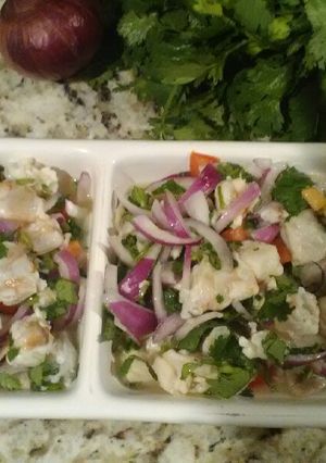 Una foto de Ceviche a mi manera