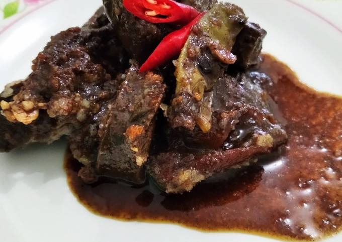 Semur Hati Paru Kambing