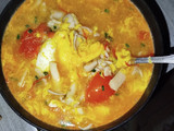 Canh trứng nấm