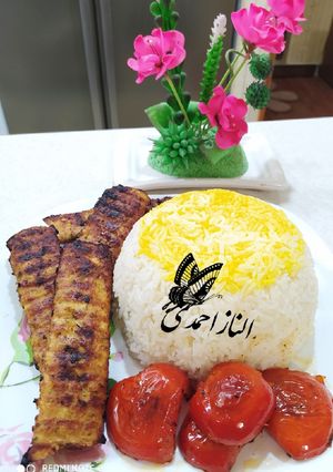 عکسی از دستور جوجه کباب تابه ای