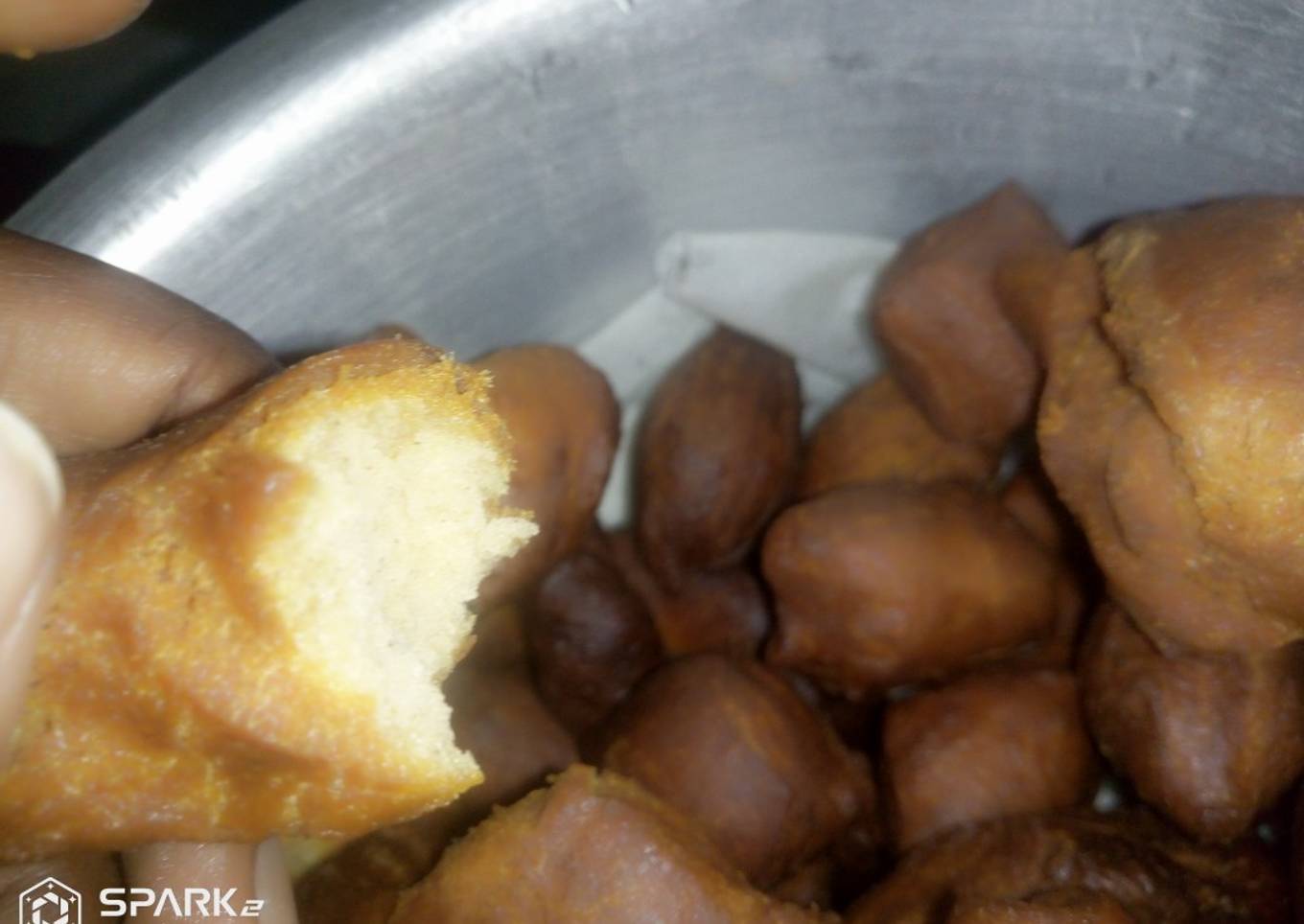 Soft Eggless Mandazi #themedchallenge #snacks