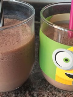 Una foto de Batido de chocolate refrescante Thermomix