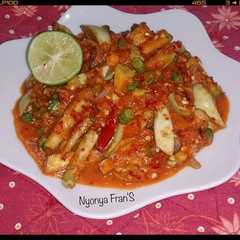 A picture of Sambal beberuk lombok by Nyonya fran's.