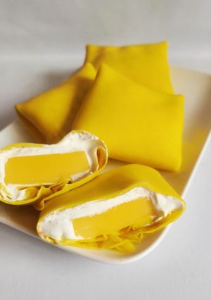 Une photo de Crêpe à la mangue & chantilly à la Hong Kong