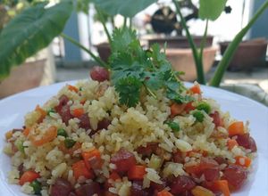 Hình của món Cơm chiên dương châu.