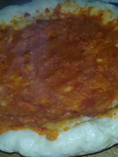 Una foto de Pizza a la sartén