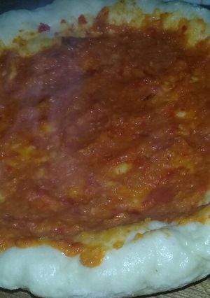 Una foto de Pizza a la sartén